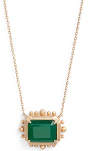 Anzie Dew Drop Carré Marine Pendant