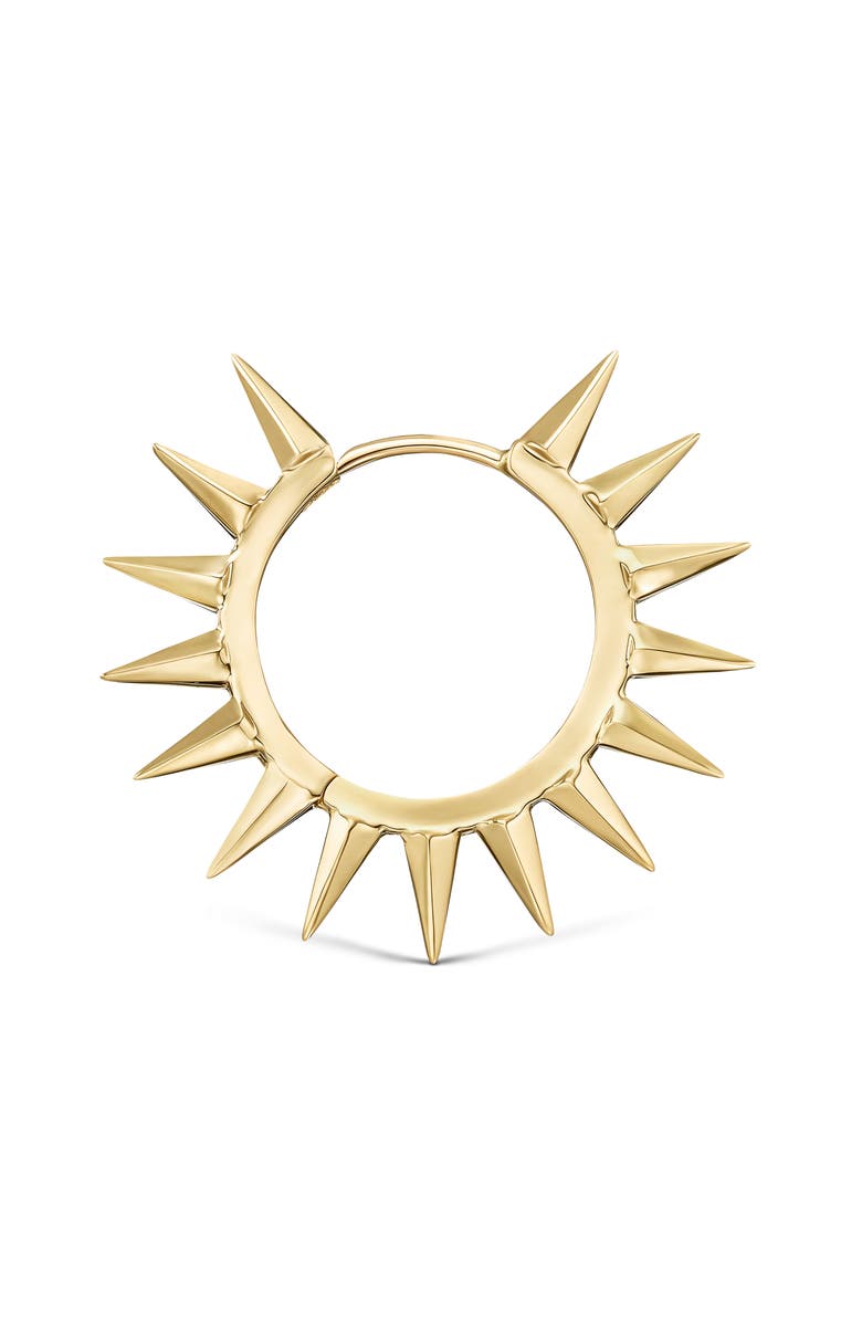 MARIA TASH Mohawk Spike Hoop Earring, Alternate, color, Yellow Gold