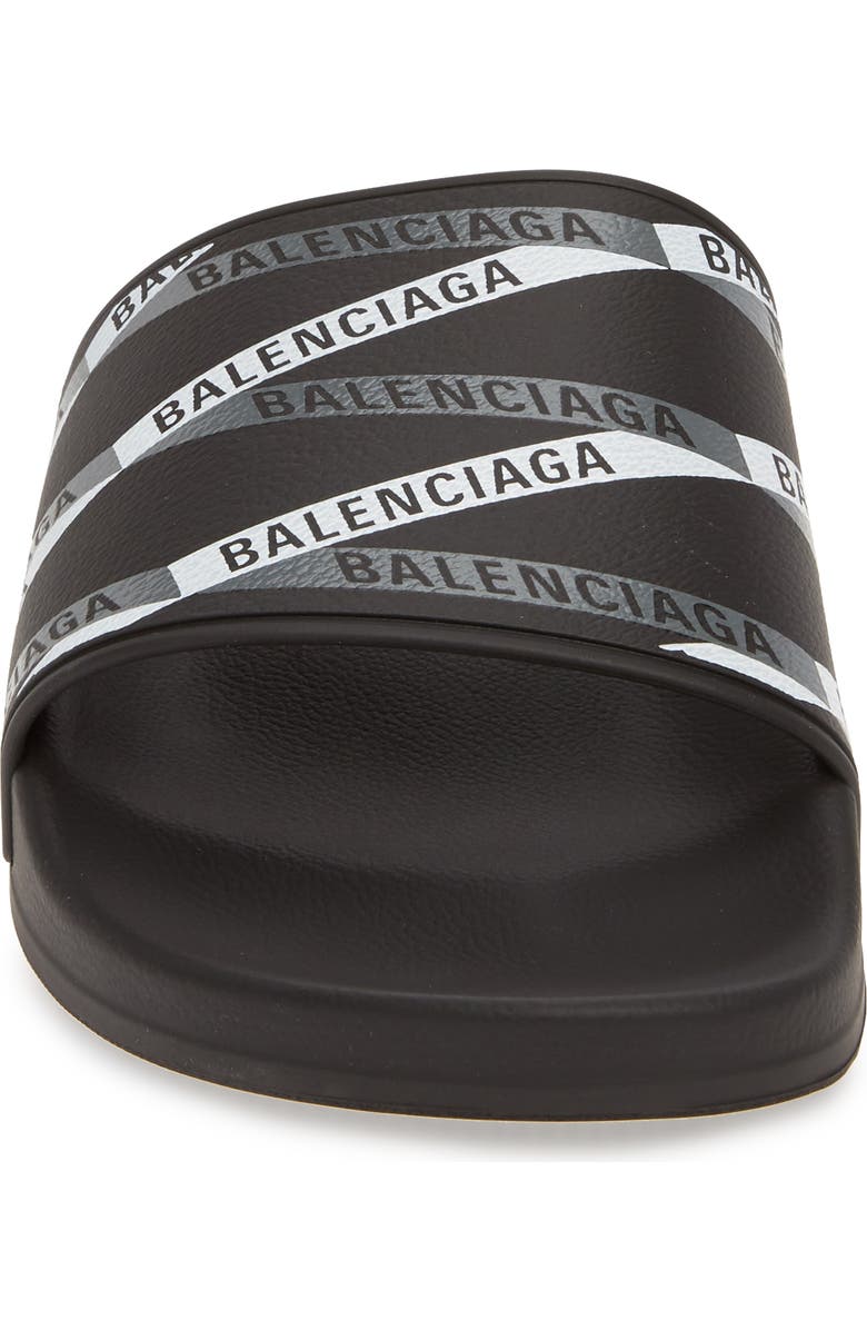Balenciaga Monogram Slide Sandal, Alternate, color,