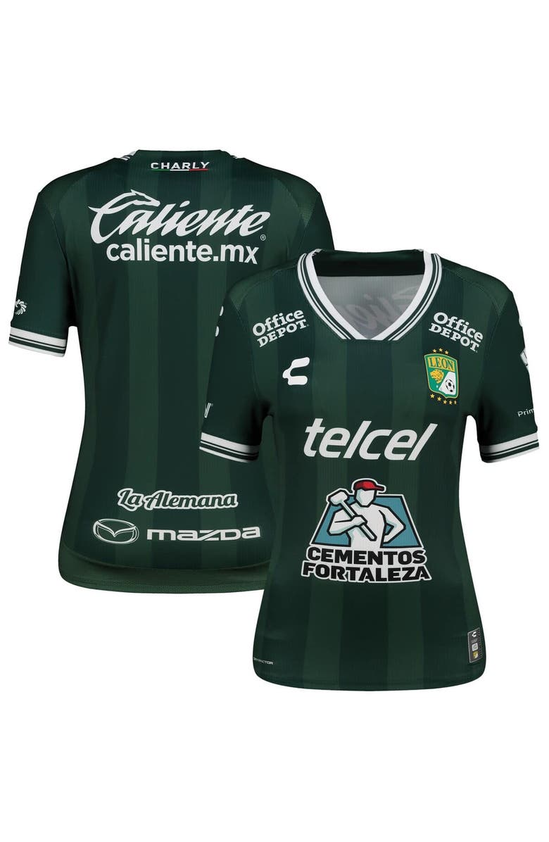 CHARLY Women's Charly Green Club Leon 2025/26 Home Authentic Jersey, Main, color, Green