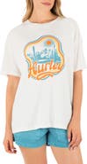 Hurley Scenic View Oversize Cotton Graphic Boyfriend T-Shirt