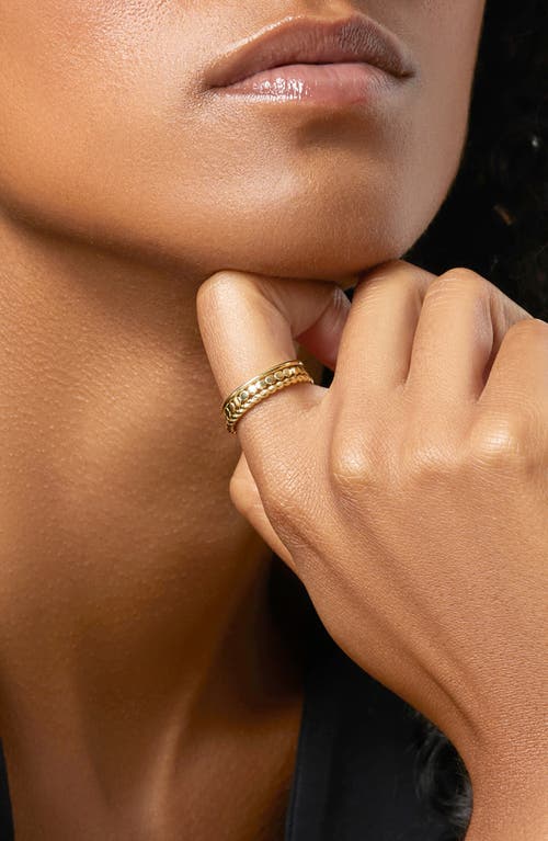 Ana Luisa Adrianna Set Of 3 Band Rings