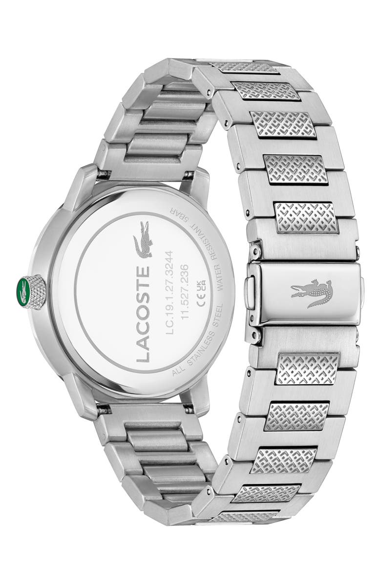 Lacoste L.12.12 Metrople Bracelet Watch, 39mm, Alternate, color, Silver