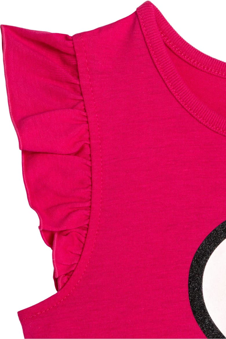 Tutu Dress, Alternate, color, Fuchsia Skullette