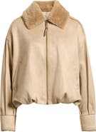 UGG® Coleta Faux Fur Trim Bubble Jacket