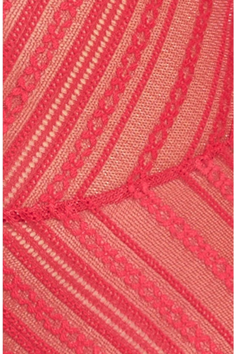 L'Agent by Agent Provocateur 'Esma' Lace Slip, Alternate, color, CLARET