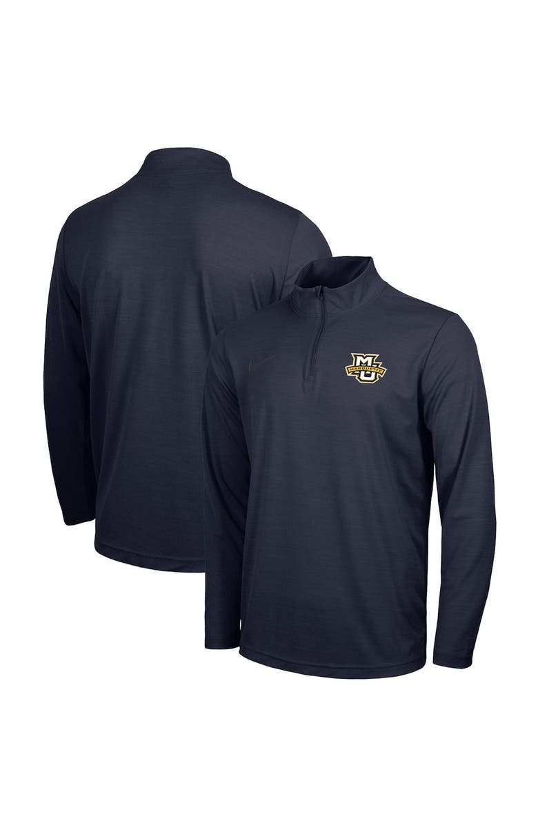Nike Marquette Golden Eagles Nike Intensity Performance Quarter-Zip Pullover Jacket - Navy, Main, color, 