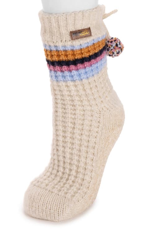 Waffle Cottage Crew Sock