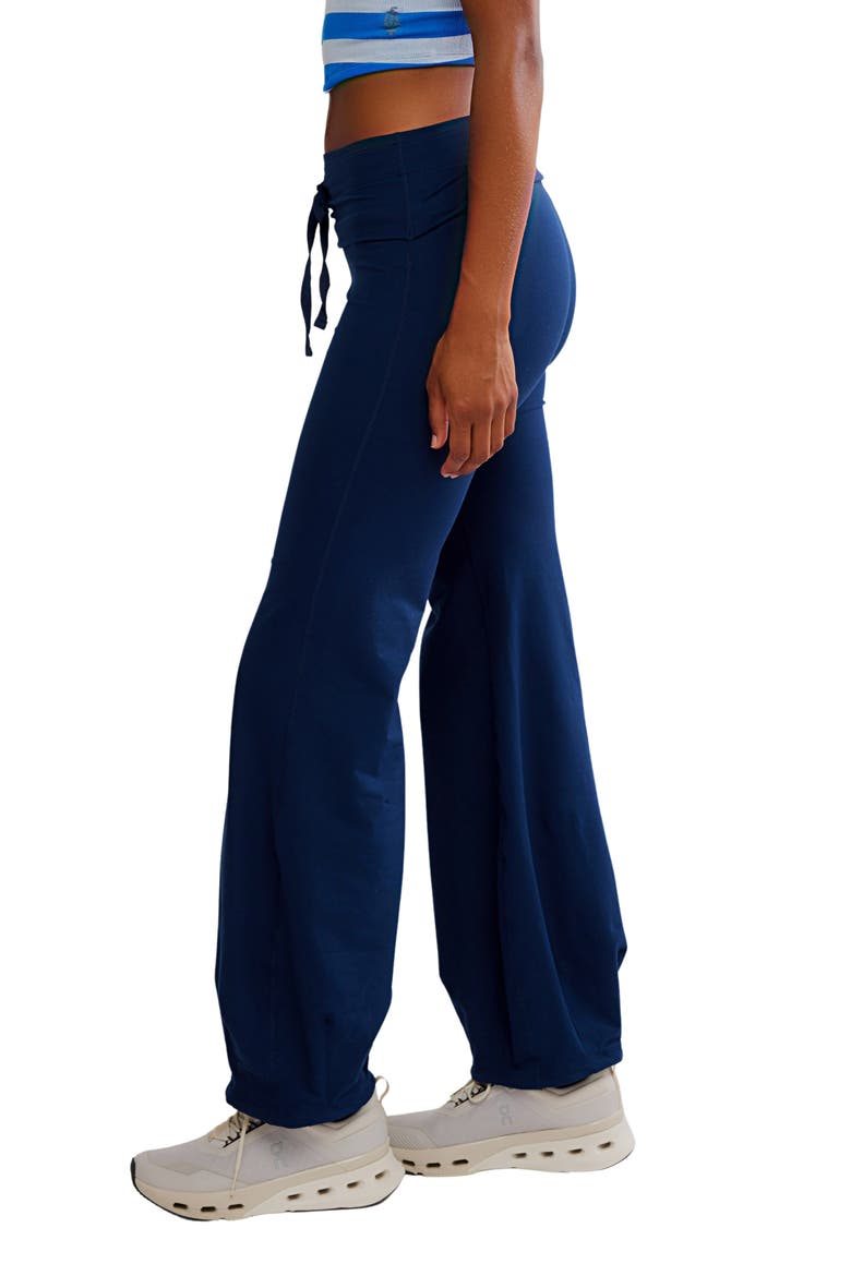 FP Movement Quick Step Drawstring Flare Pants, Alternate, color, MIDNIGHT NAVY