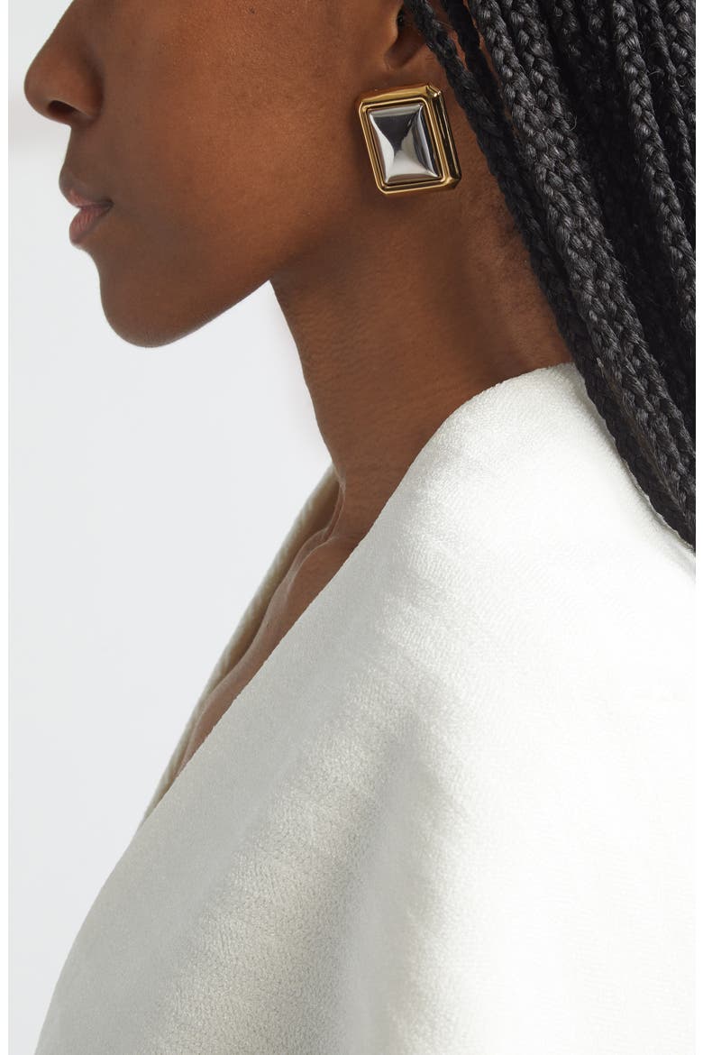 Les Pendants Carré Earrings, Alternate, color, SILVER / GOLD 979