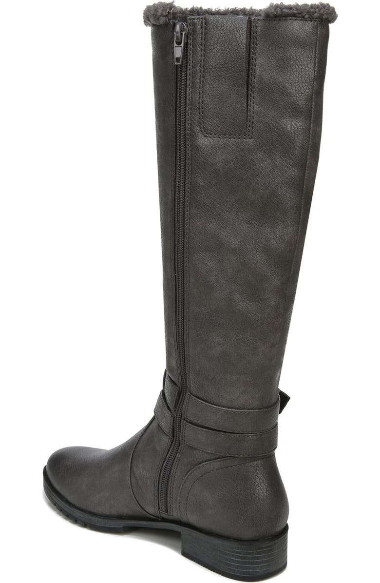 Naturalizer Faux Fur Lined Tall Boot, Alternate, color,