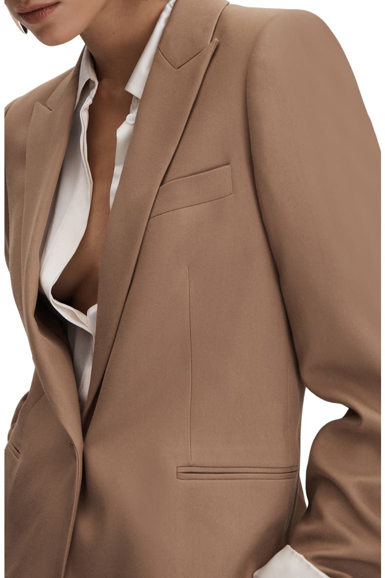 Wren One-Button Blazer, Alternate, color, MINK NEUTRAL