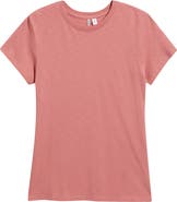 Nordstrom Pima Cotton Slub Crewneck T-Shirt