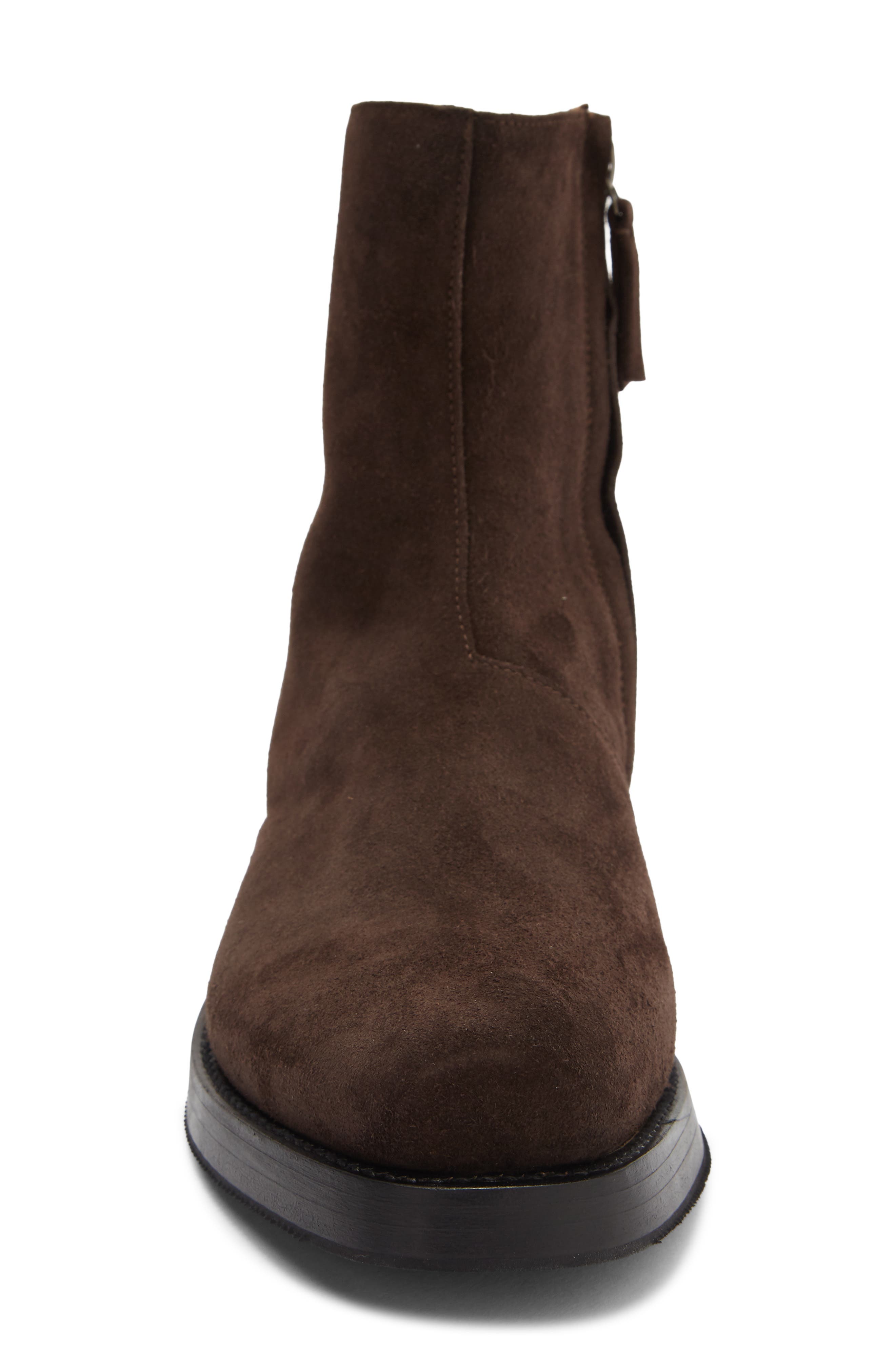 Charro Boot, Alternate, color, BROWN SUEDE