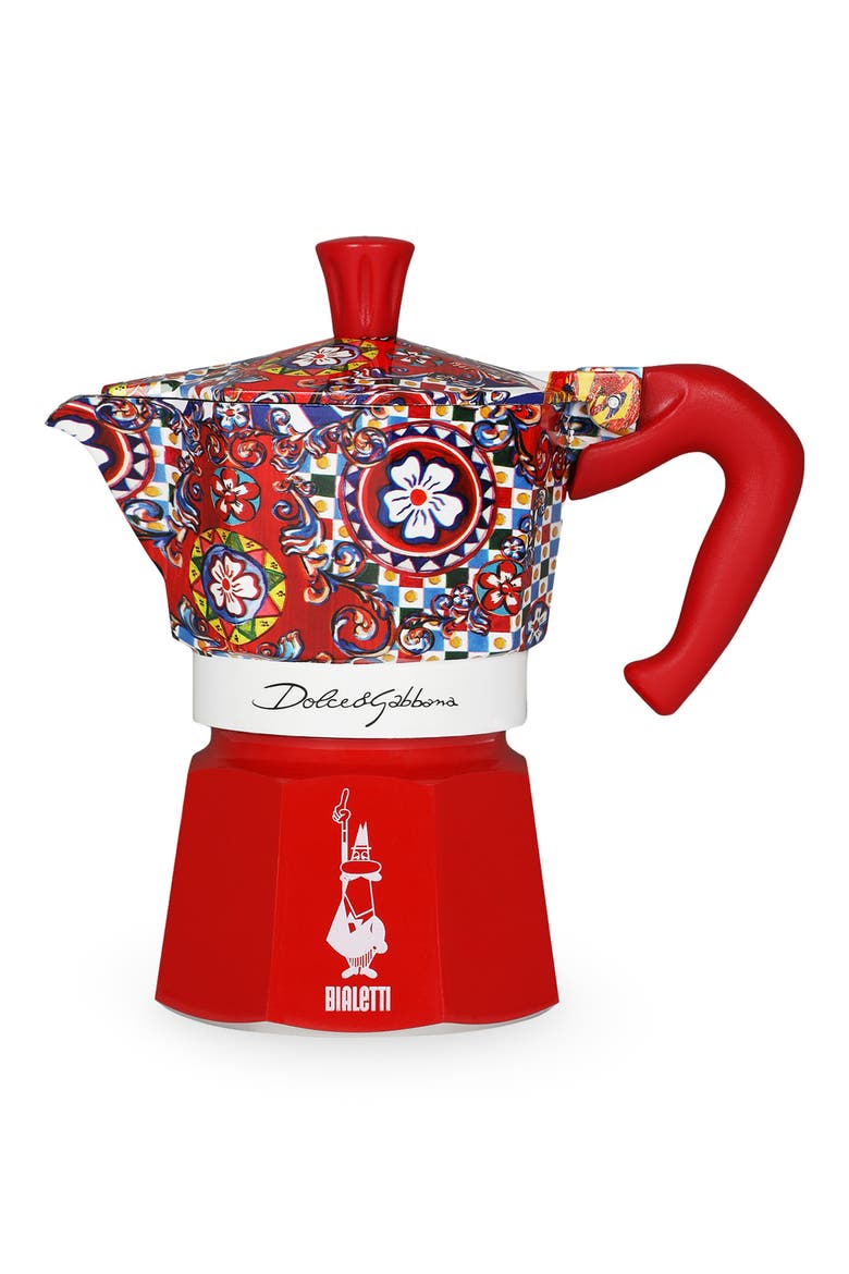 Bialetti Large Express 3-Cup Moka Pot, Main, color, MEDIUM RED