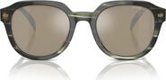 Michael Kors Eger 52mm Round Sunglasses