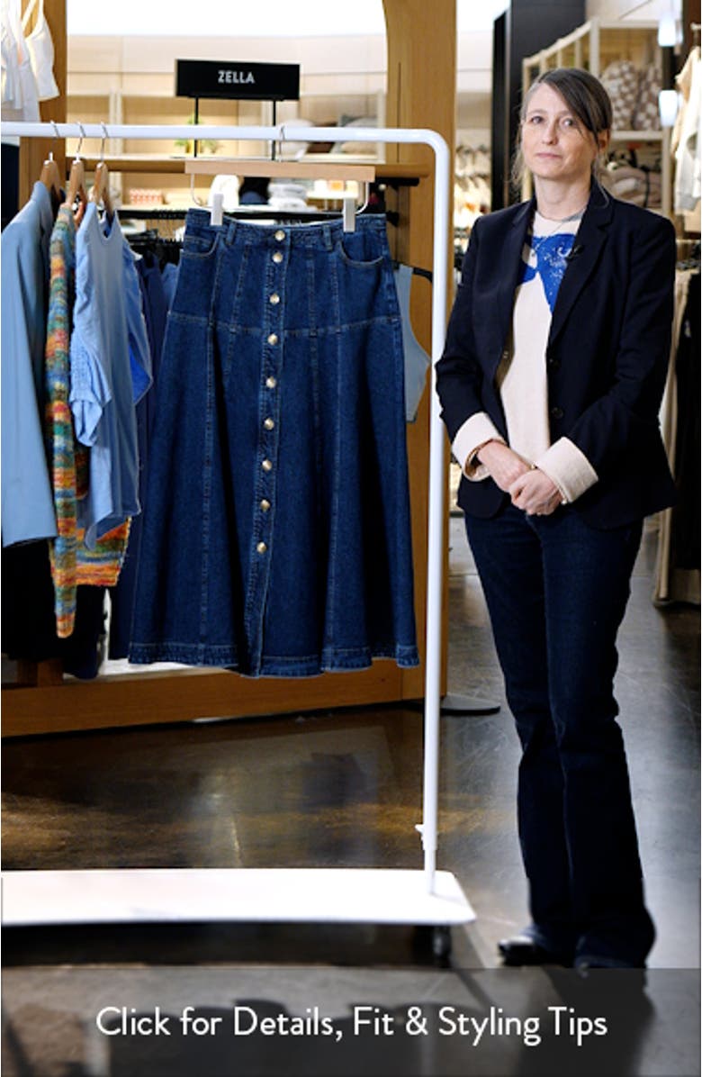 Veena Denim Skirt, sales video thumbnail