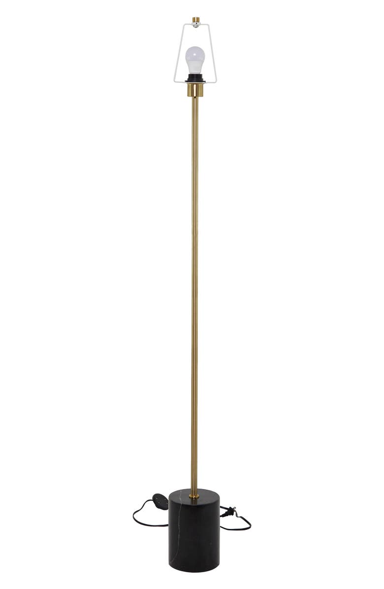 GINGER BIRCH STUDIO Black Metal Contemporary Floor Lamp, Alternate, color, 