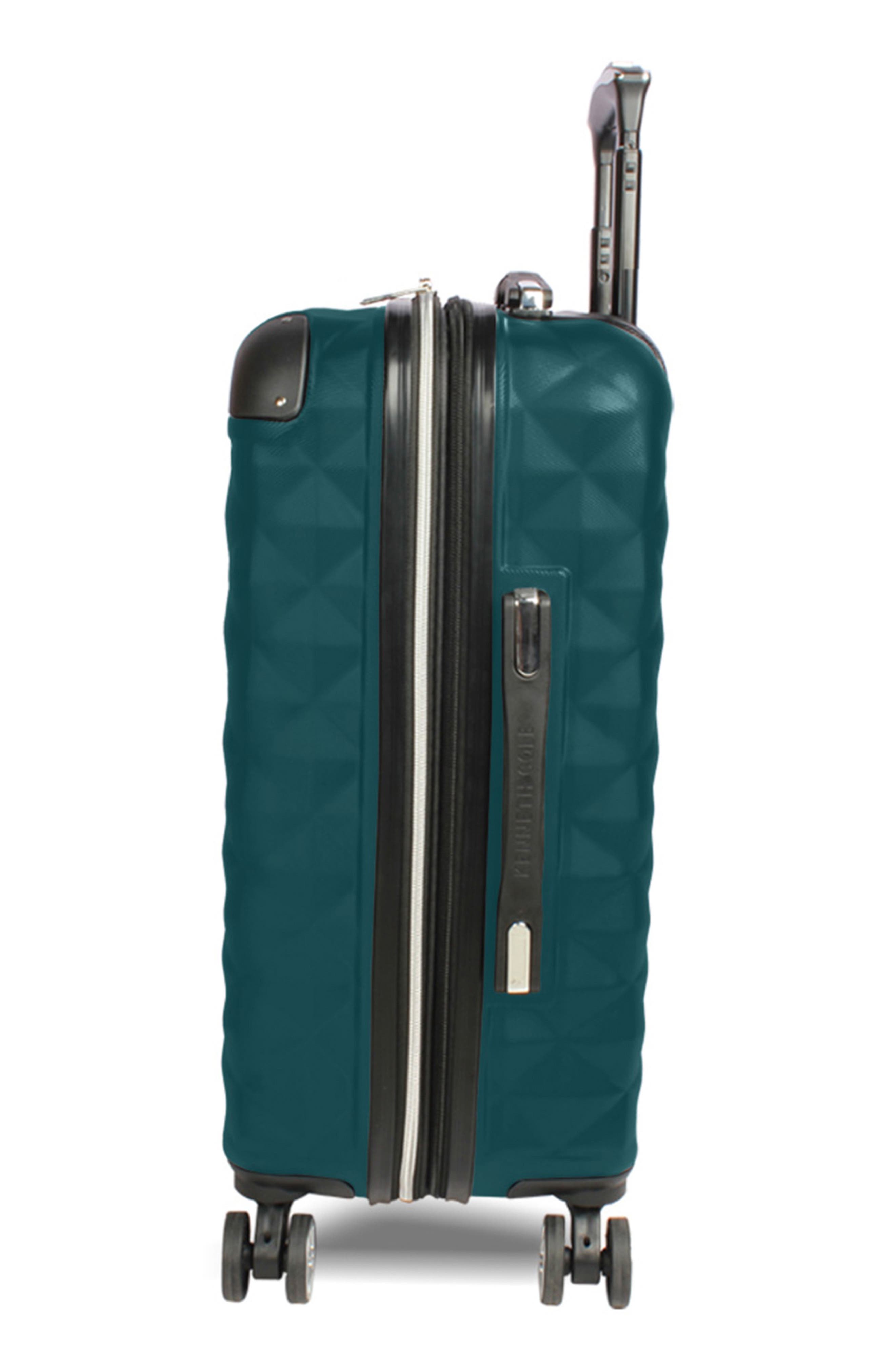 Kenneth Cole Diamond Tower 24-Inch Hardside Spinner Luggage, Alternate, color, Deep Teal