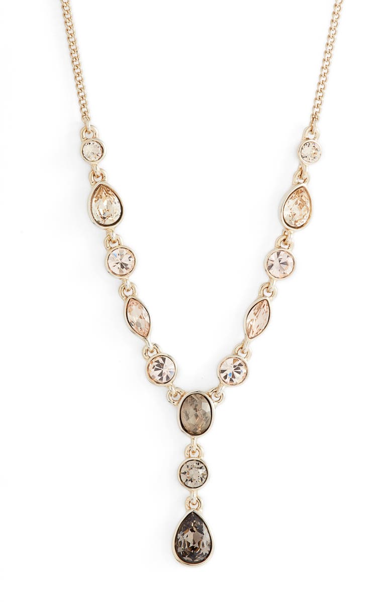 Givenchy Crystal Y-Necklace, Main, color,