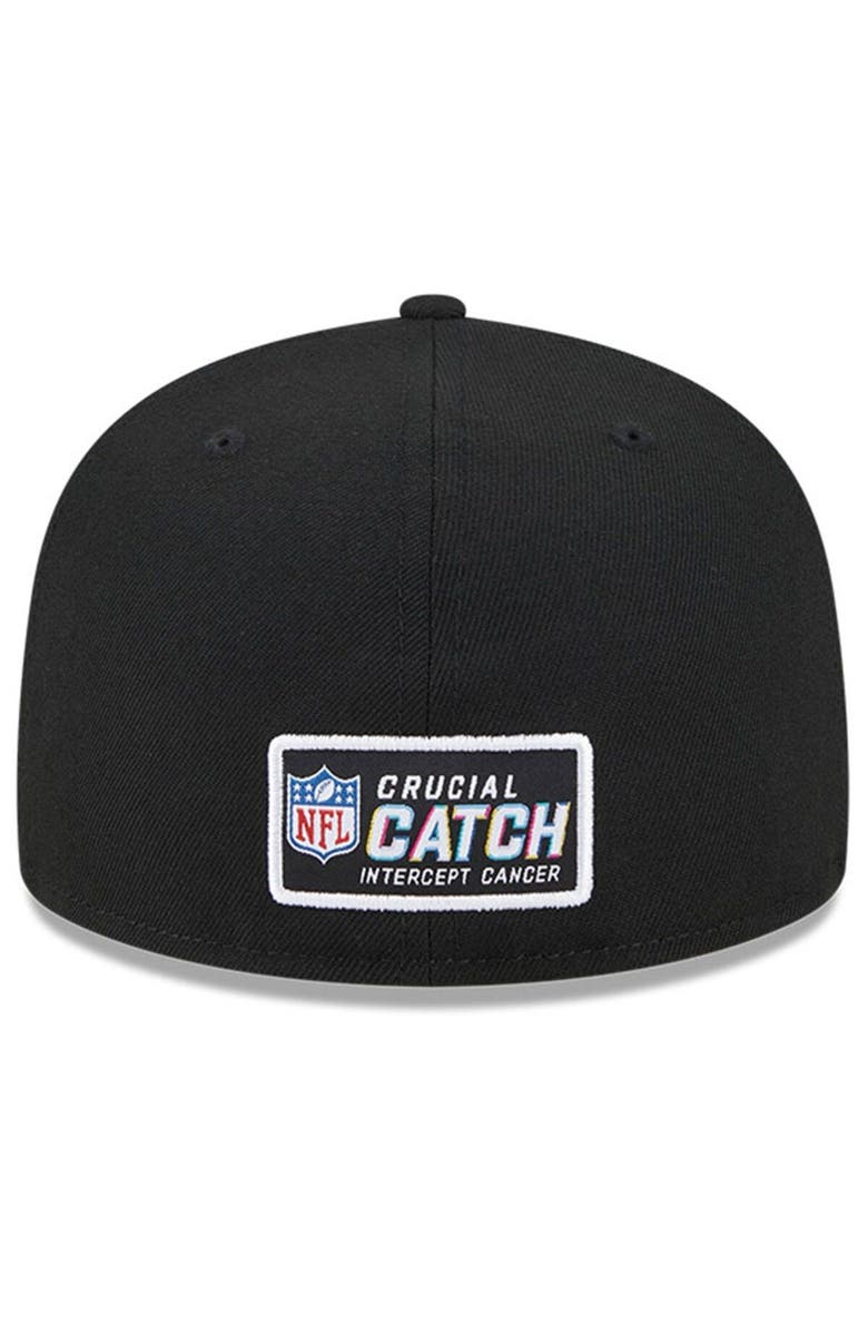 New Era Men's New Era  Black New England Patriots 2023 NFL Crucial Catch 59FIFTY Fitted Hat, Alternate, color, 