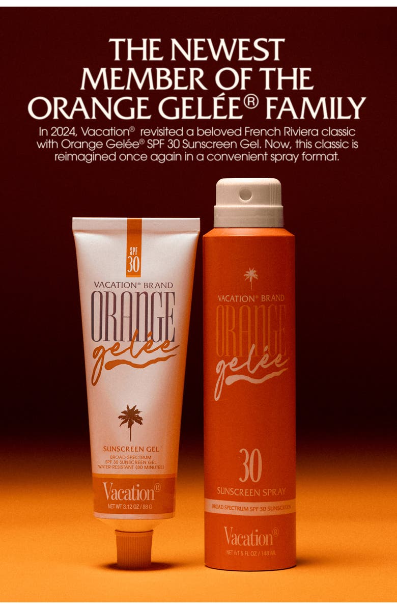 Vacation Orange Gelée Spray Oil SPF 30, Alternate, color, 