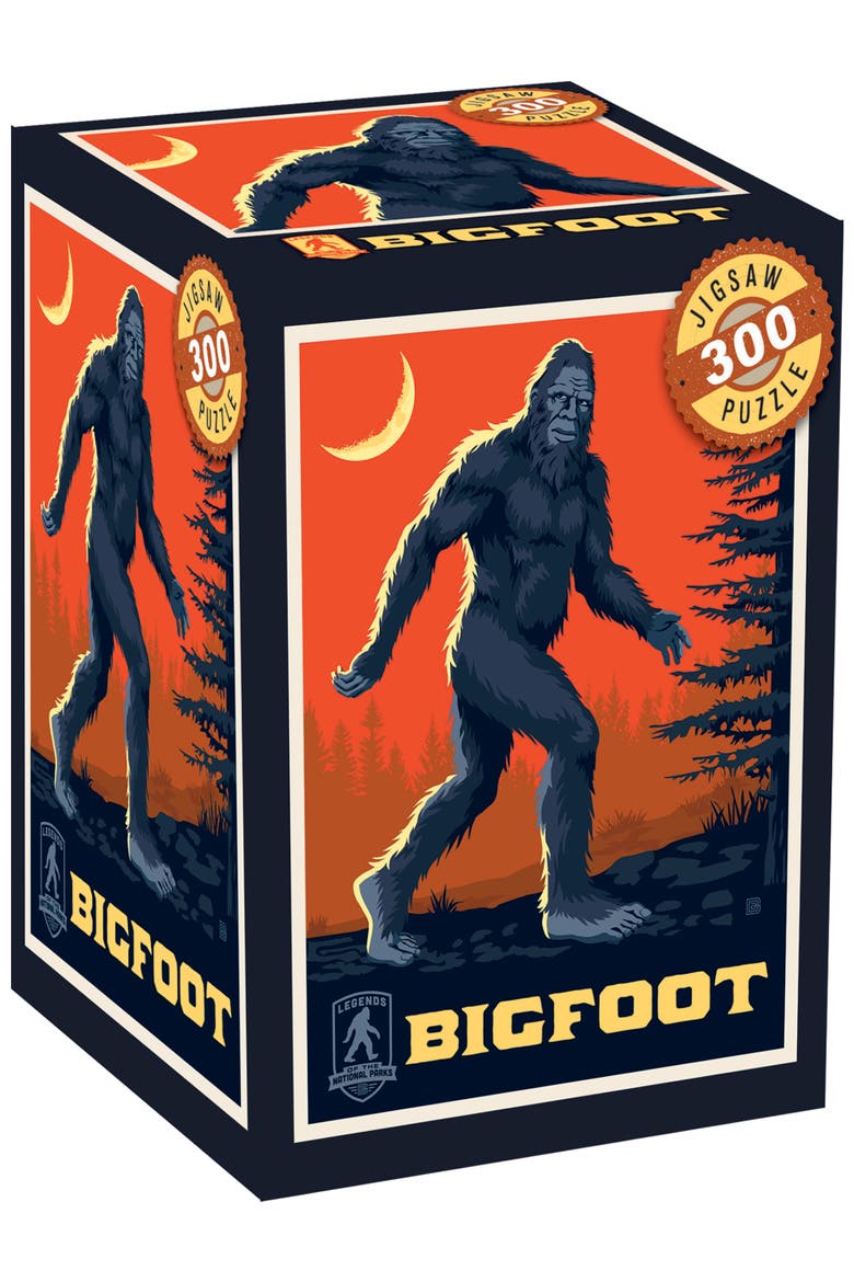 Bigfoot 300 Piece Jigsaw Puzzle, Main, color, Multicolor