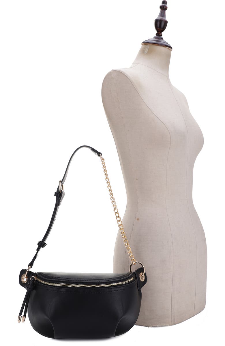 Mali + Lili Evelyn Vegan Leather Belt Bag, Alternate, color,
