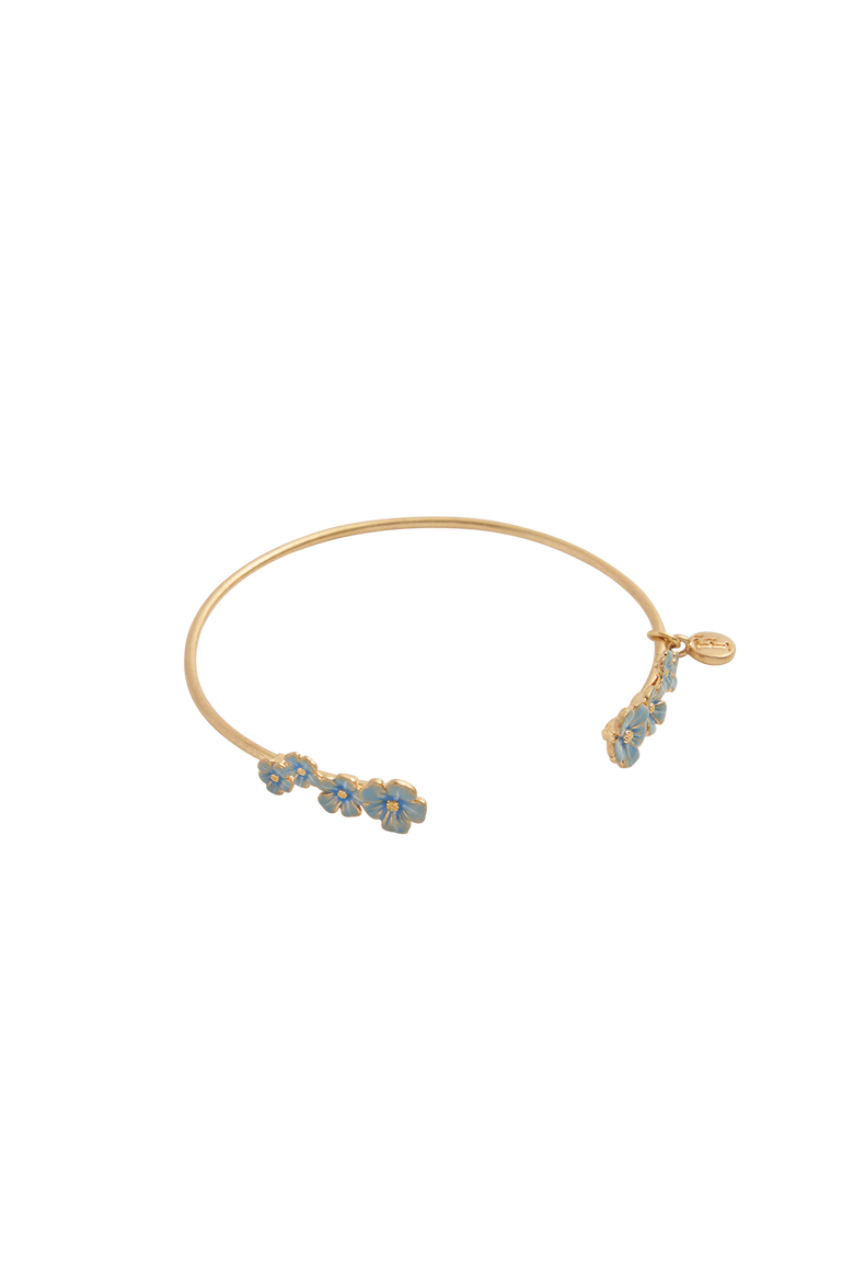 Forget-Me-Not Bangle, Main, color, Blue & Gold