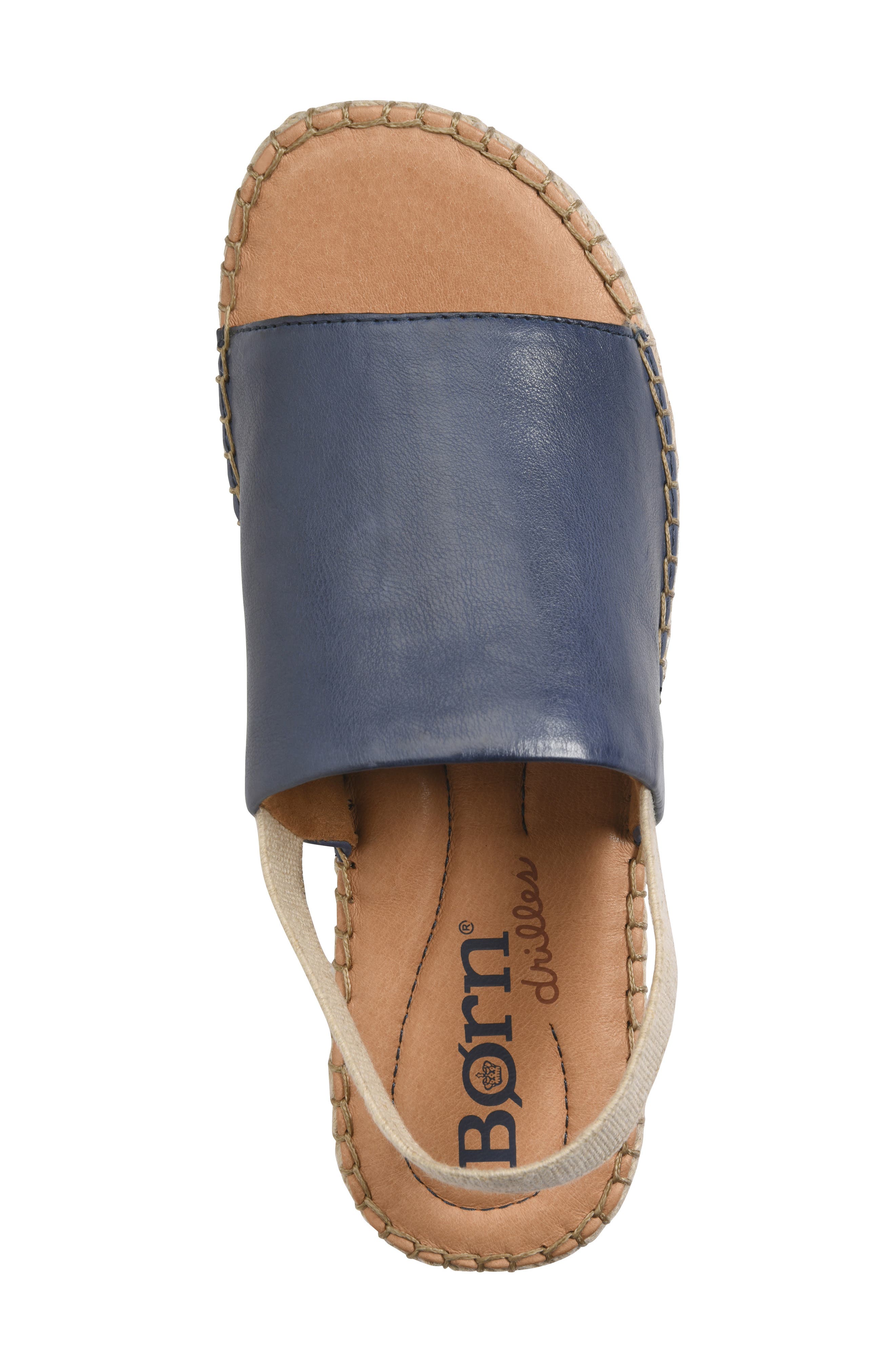 San Isabel Slingback Sandal, Alternate, color, NAVY LEATHER