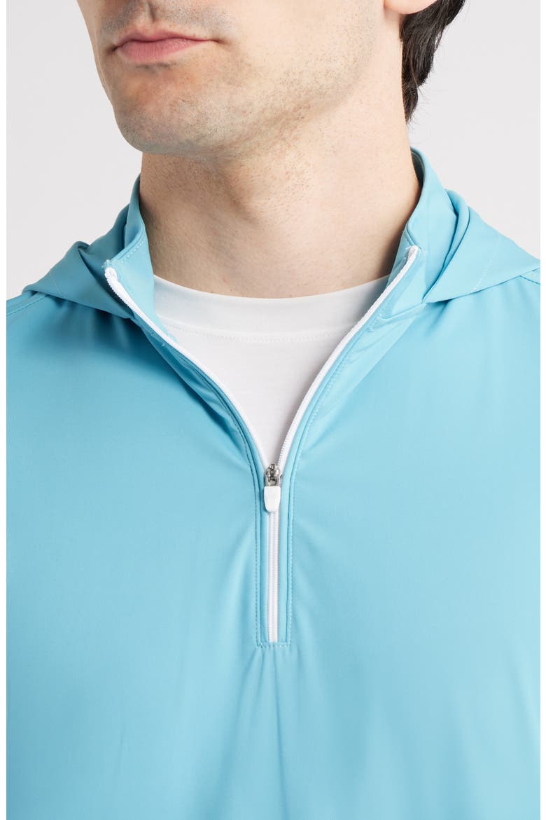 Robby Performance Quarter Zip Hoodie, Alternate, color, HAZE