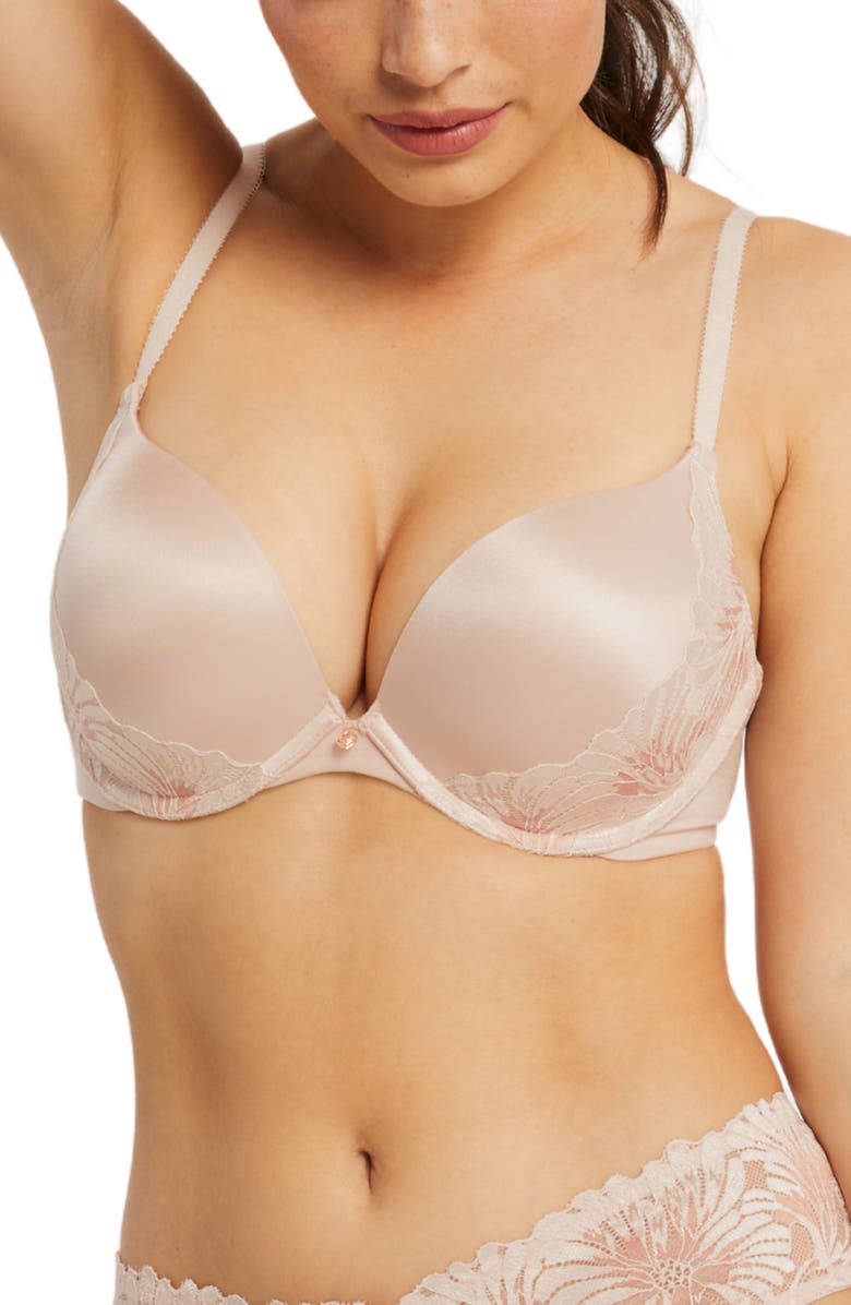 Montelle Intimates Anniversary Prodigy Push-Up Underwire Bra, Alternate, color, Lotus