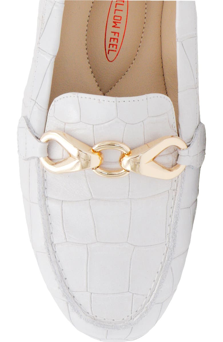 Amalfi by Rangoni Decano Croc Embossed Loafer, Alternate, color, Gesso Cocco Bengali