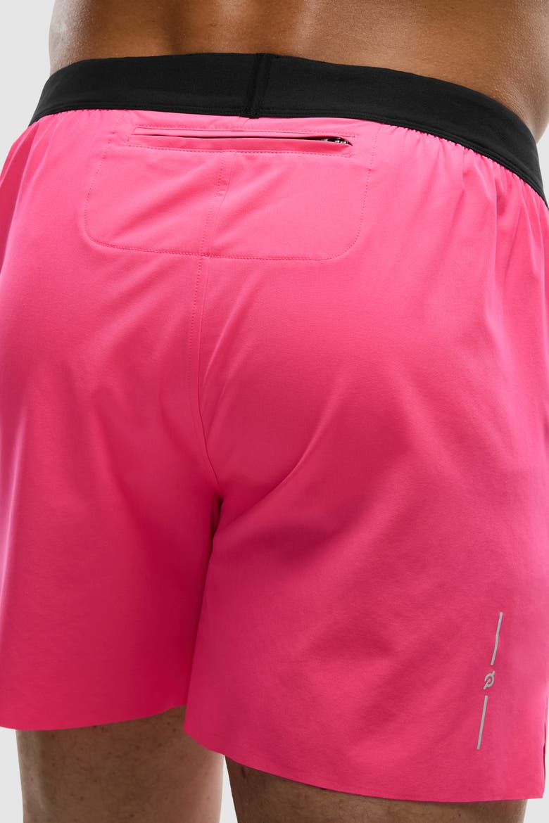5" Lined Bonded Run Short, Alternate, color, Hot Pink
