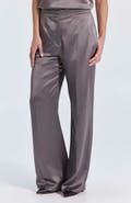 Ronen Chen Wide-Leg Satin Pants
