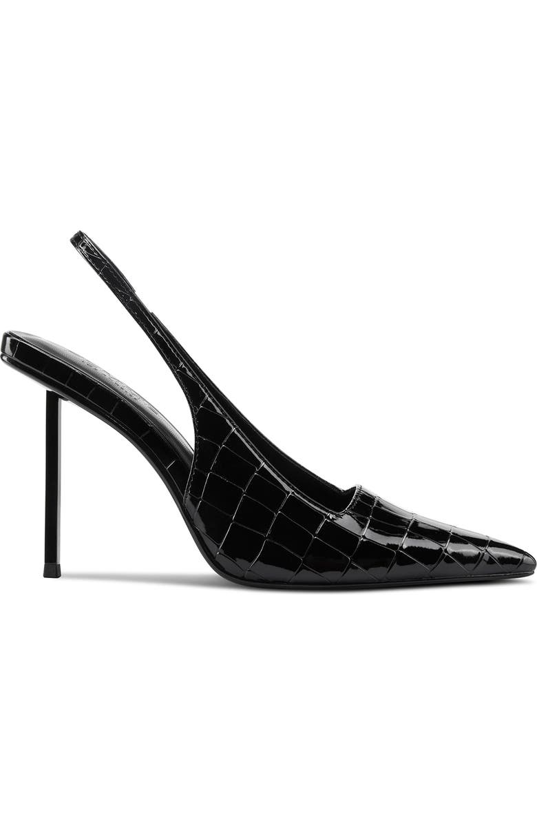 FEMME G63 Exotic Slingback Pump, Main, color, Black
