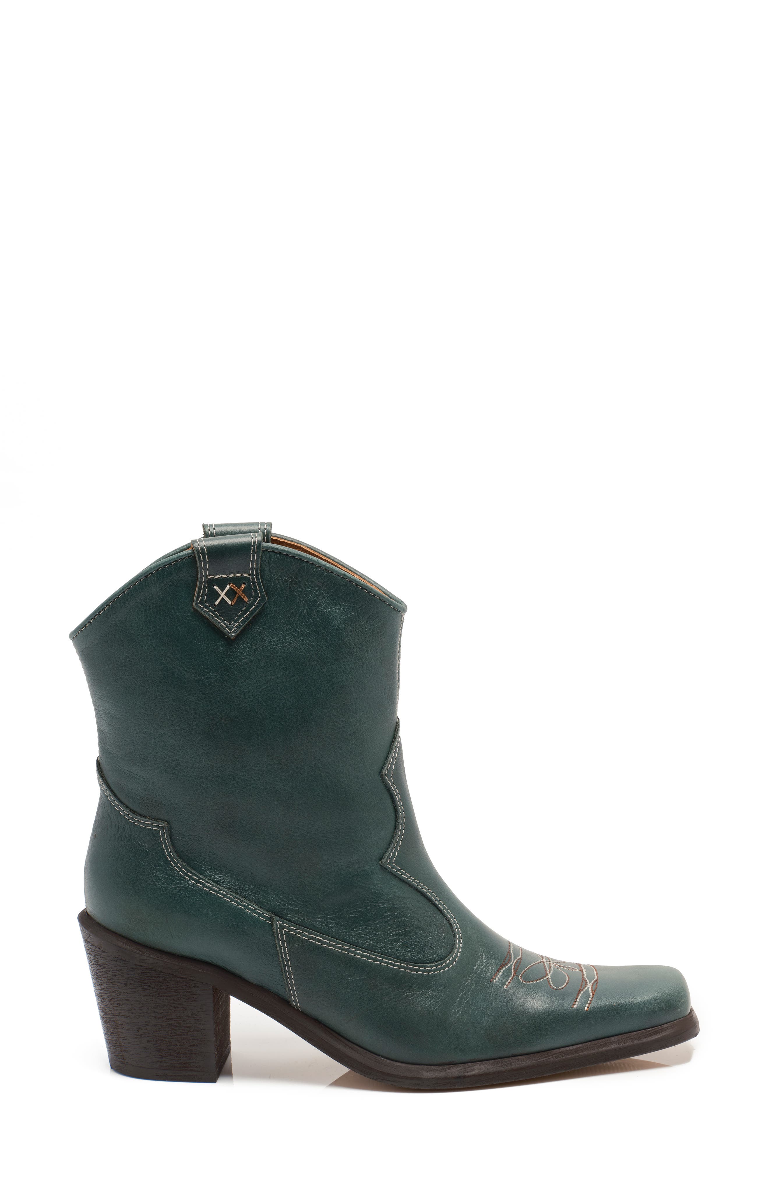 Wandering Western Boot, Alternate, color, TEAL LEATHER