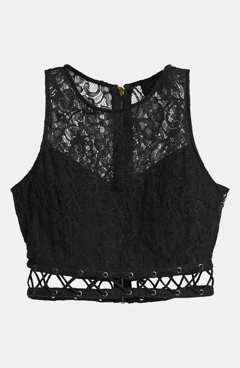 ASTR the Label ASTR Lace Crop Top, Main, color, 