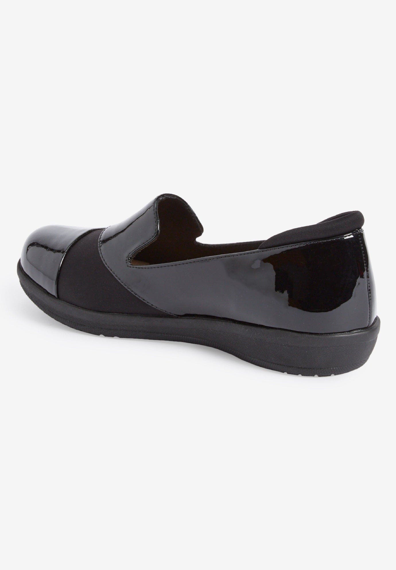 The Annete Bunion Friendly Slip On Orthotic Flat, Alternate, color, BLACK