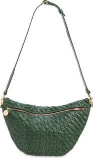 Clare V. Grande Woven Leather Belt Bag