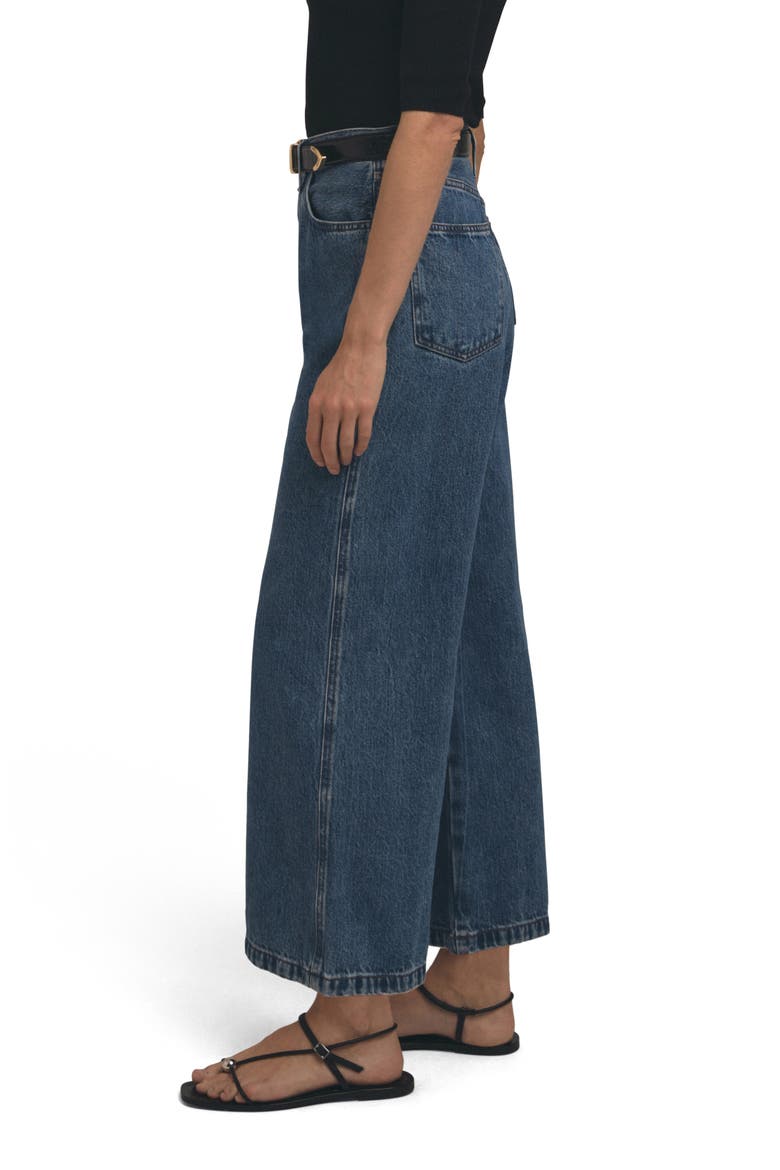 The Masha Super High Waist Crop Wide Leg Jeans, Alternate, color, MONTREAL