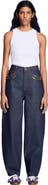 SANDRO Barrel Jeans With Metal Details
