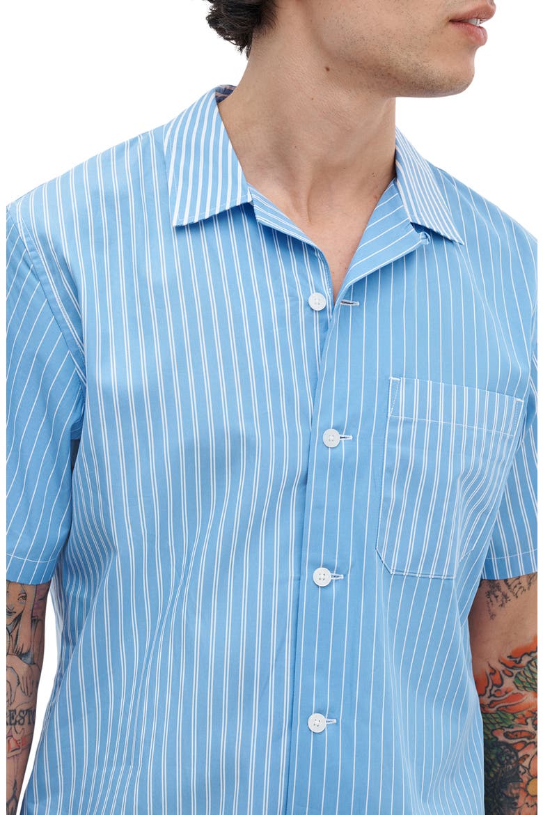 Avery Stripe Camp Shirt, Alternate, color, BLUE MULTI STRIPE