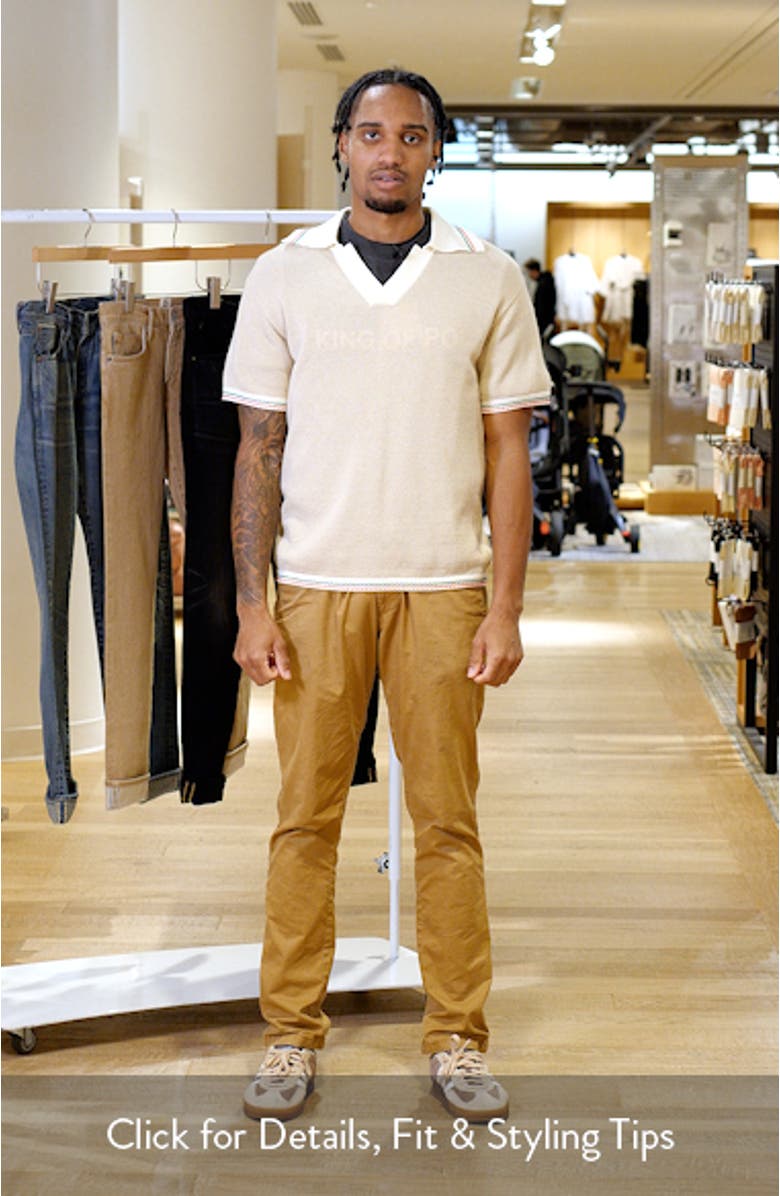 Ciao Open Stitch Johnny Collar Sweater, sales video thumbnail