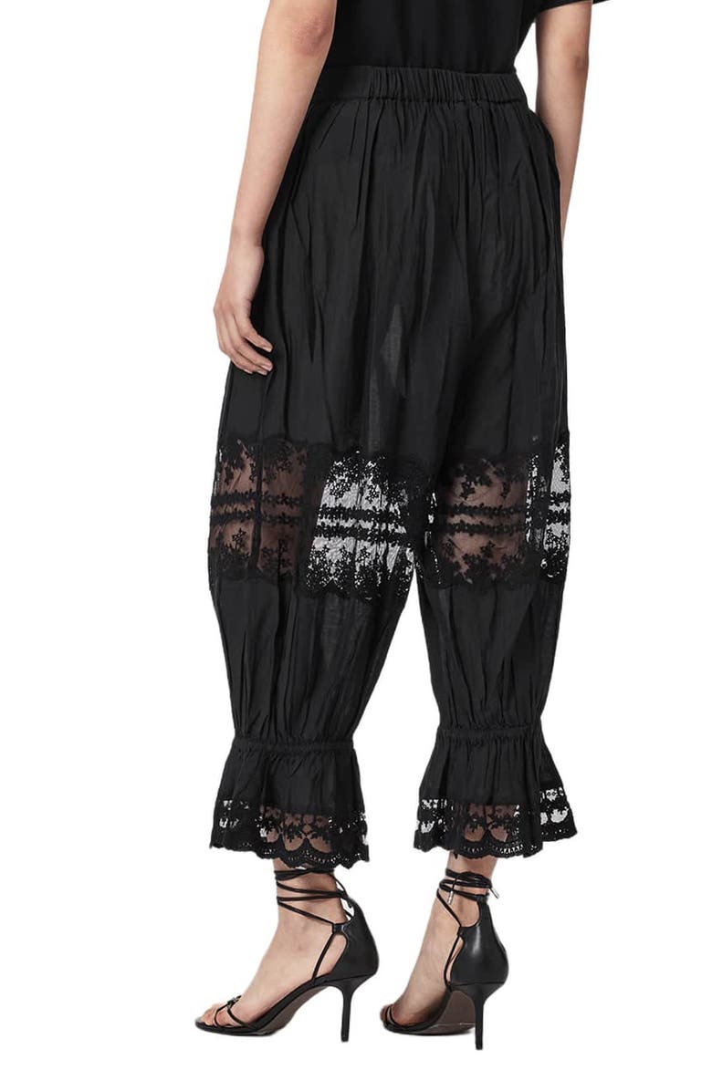 AllSaints Solene Crop Pants, Alternate, color, Black