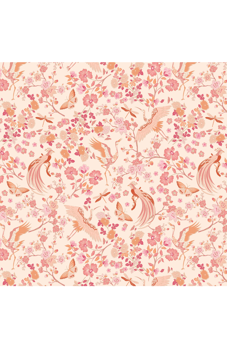 The Cat's Pajamas Voile Pajama Set, Alternate, color, Coral Bird