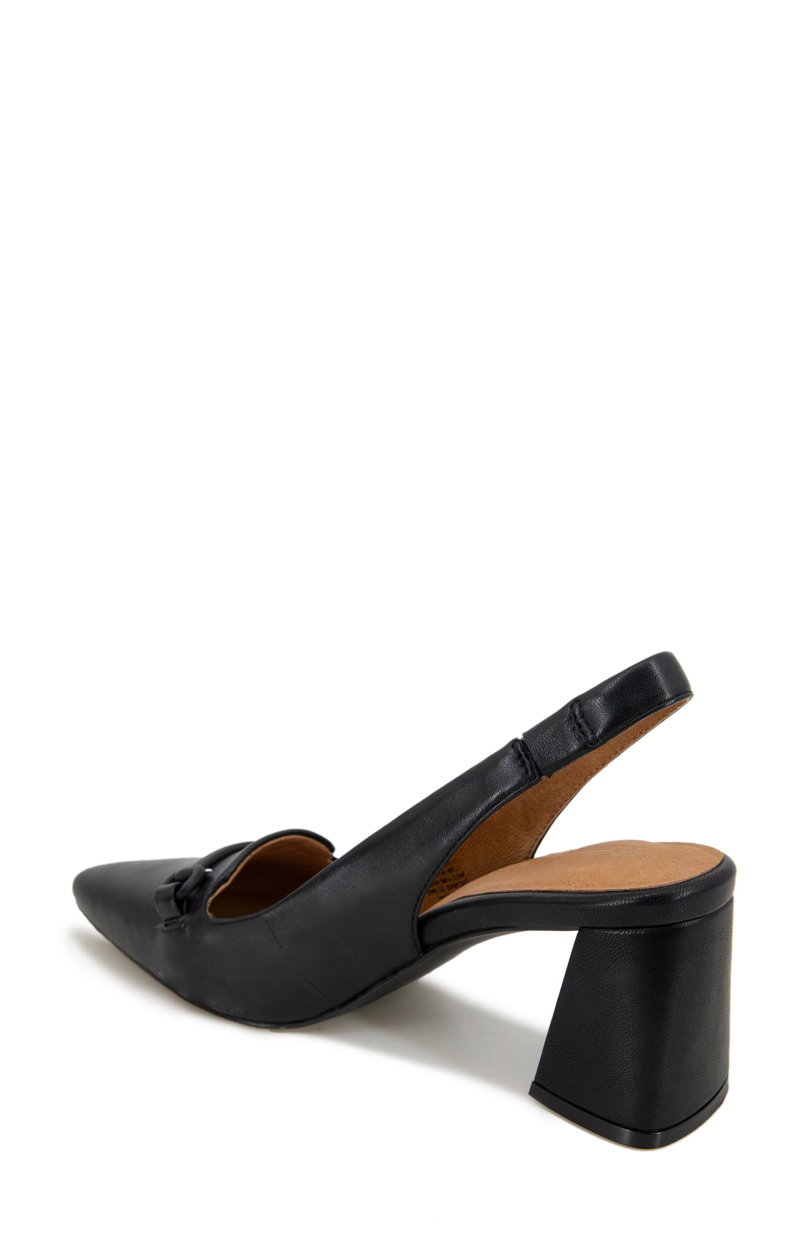 Gentle Souls Dionne Block Heel Slingback Pump, Alternate, color, Black