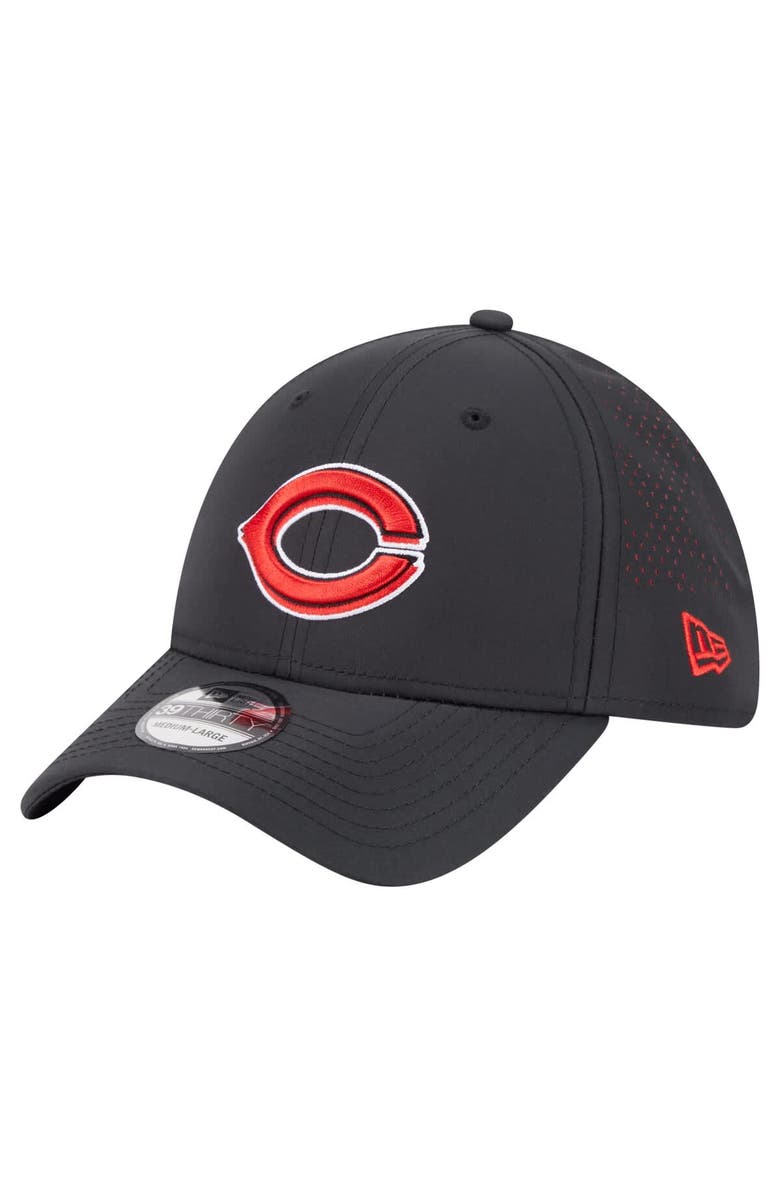 New Era Men's New Era Black Cincinnati Reds Night 39THIRTY Flex Hat, Alternate, color, Black