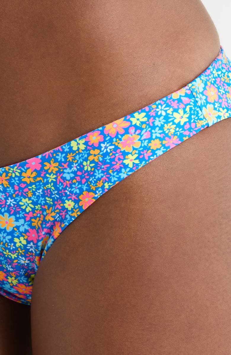 Kulani Kinis Hipster Bikini Bottoms, Alternate, color, Electric Bloom
