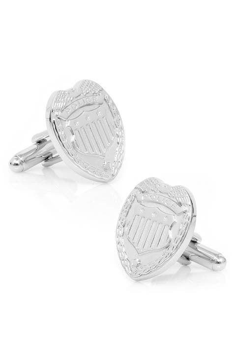 Police Badge Cuff Links